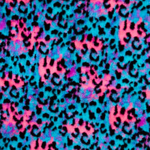 Load image into Gallery viewer, Neon Leopard Print Scrunchie
